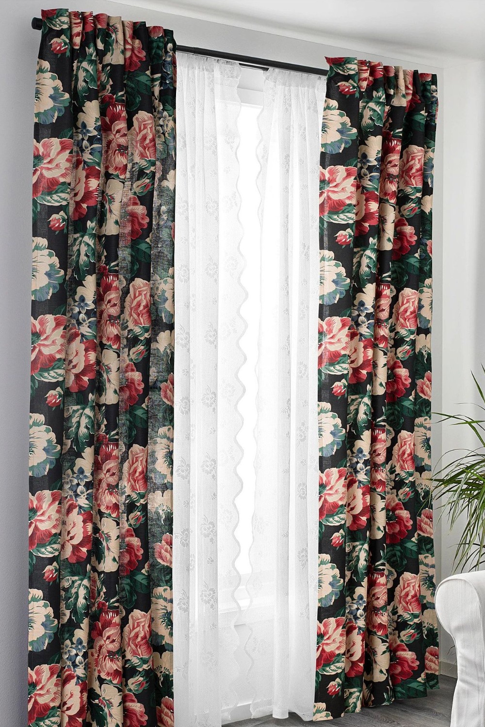 draperii model floral