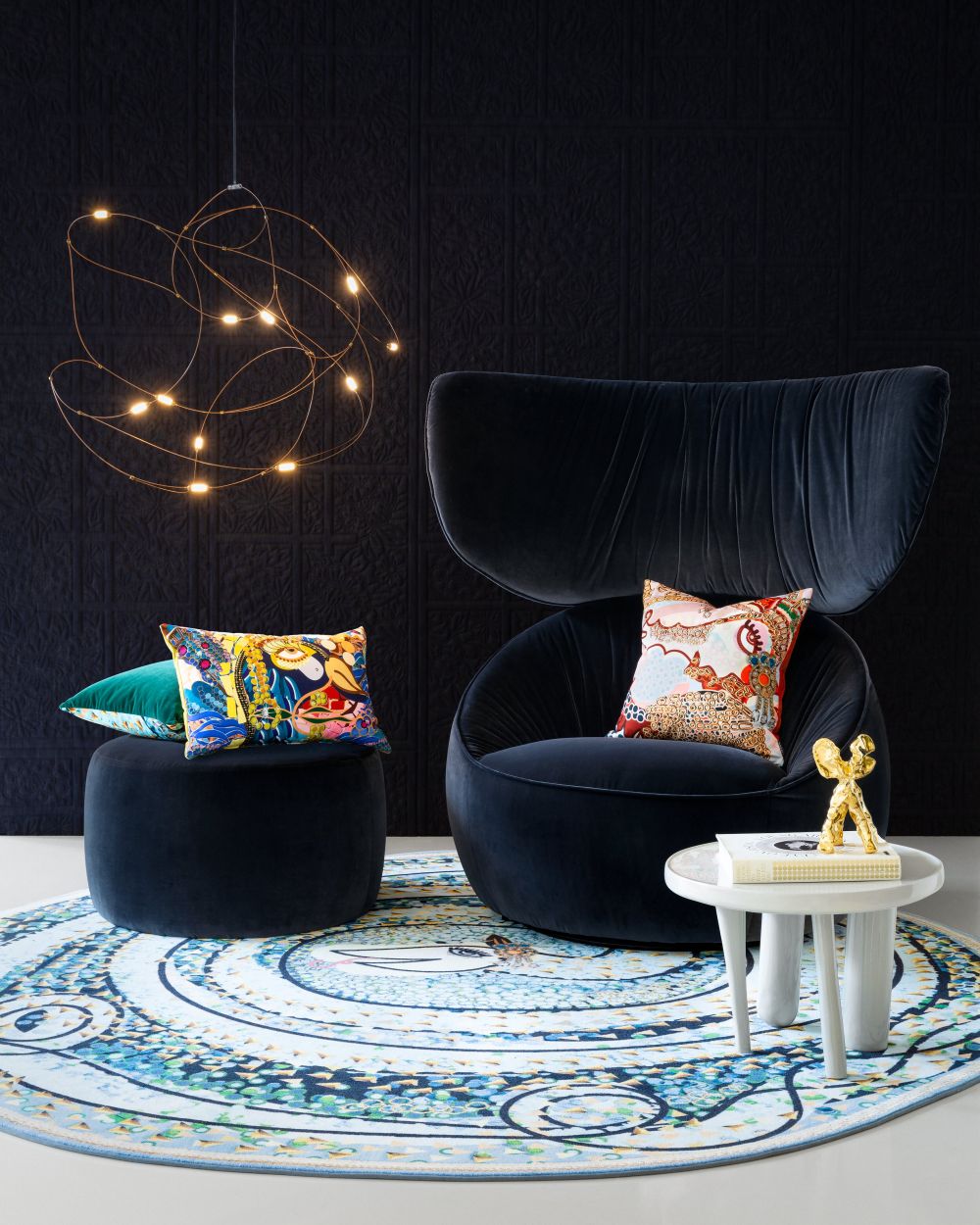 corp de iluminat flock of light moooi osea interiors