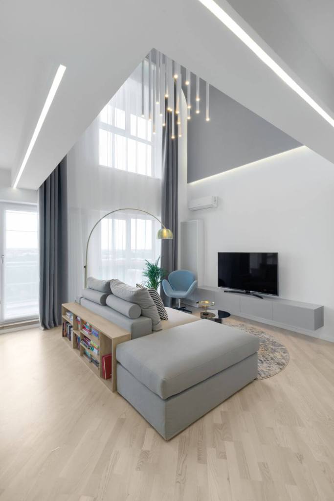 Amenajare Duplex living pe doua etaje