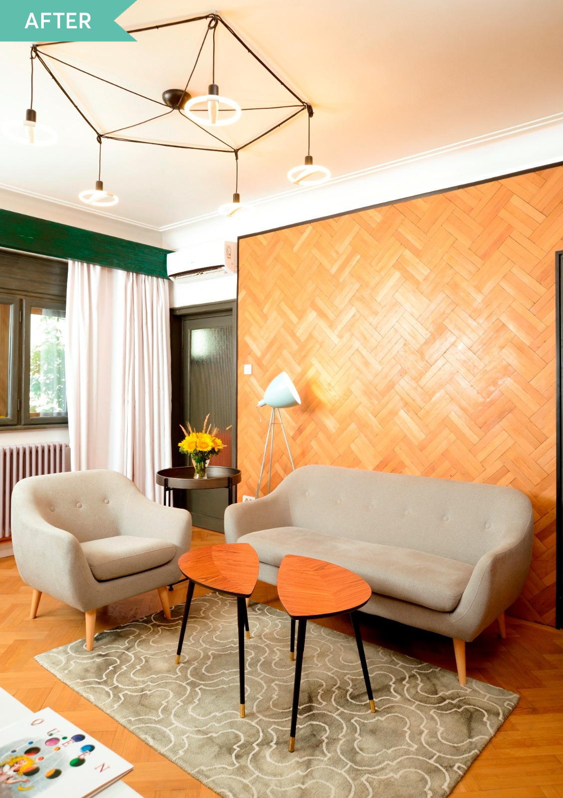 apartament interbelic after living parchet
