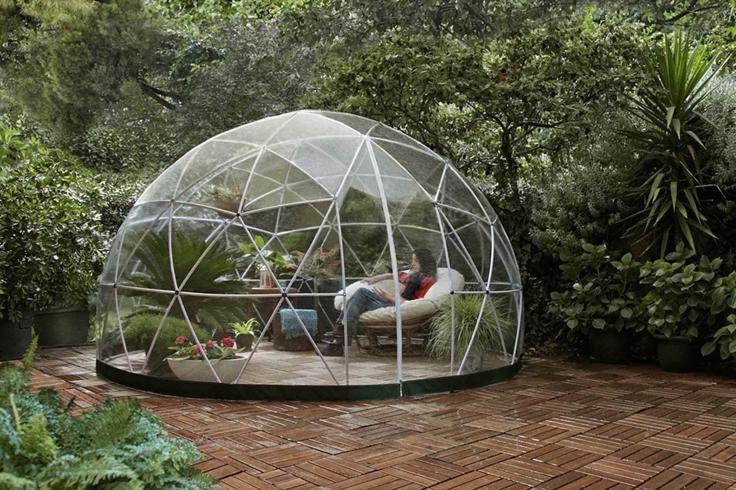 idei creative gradina igloo
