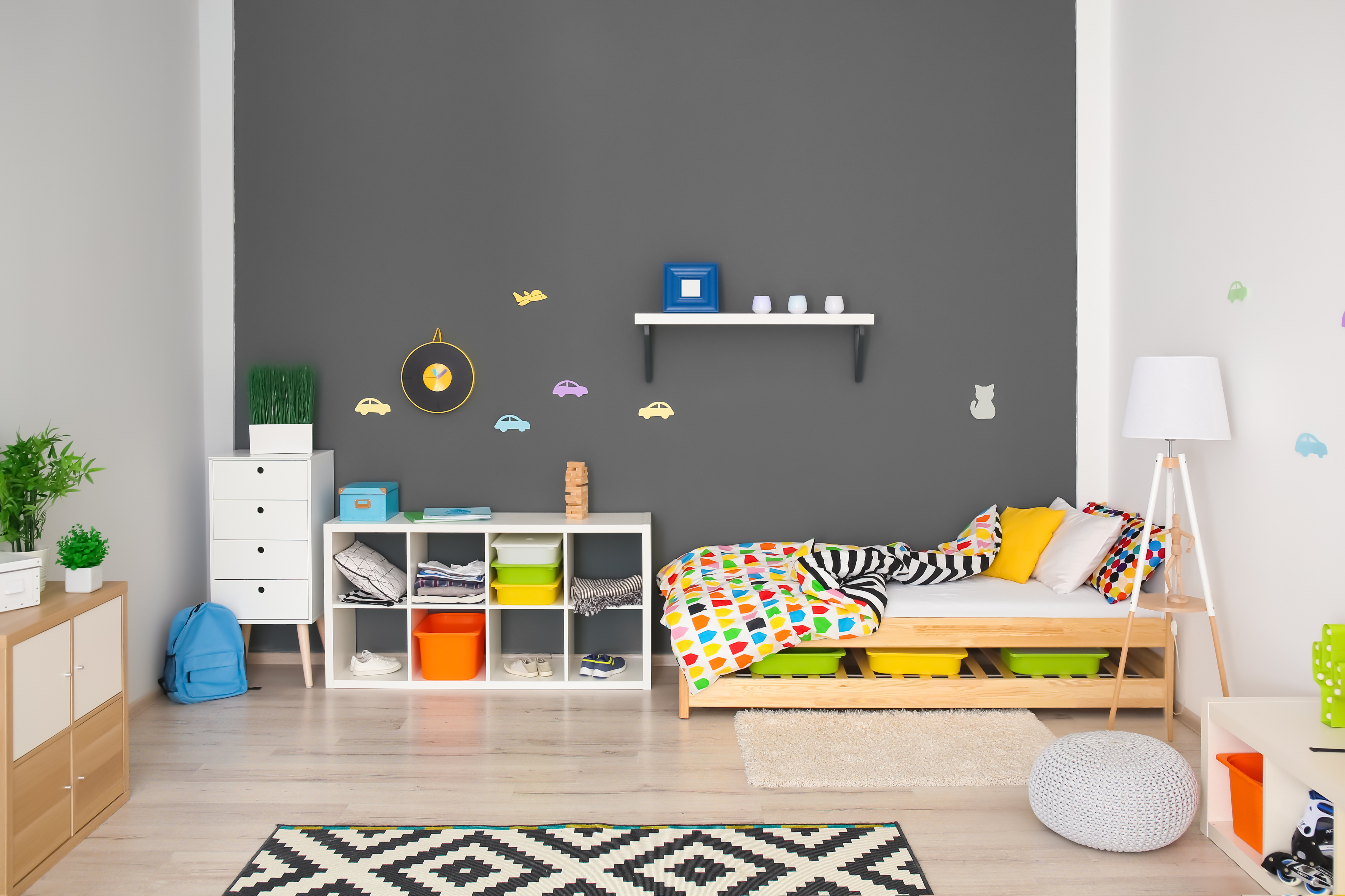 organizarea spatiului in camera copilului depozitare