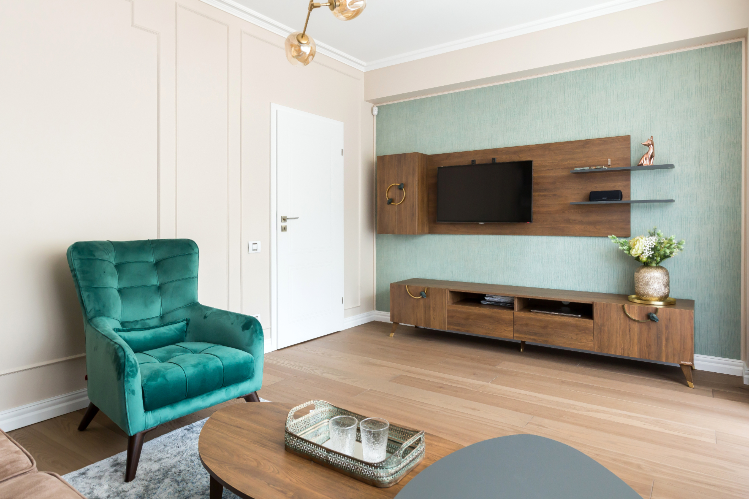 Acasă la Natalia Berezovskaia -Amenajare elegantă Creativ Interior - amenajare de living