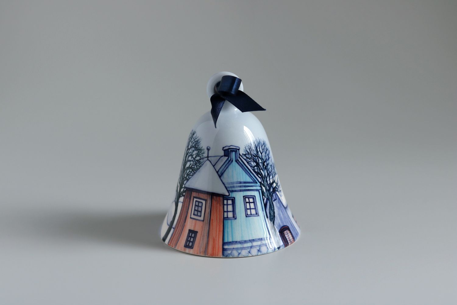 Clopoței ceramici pictați - Cadou de Crăciun - Ceramic Sparrow (1)