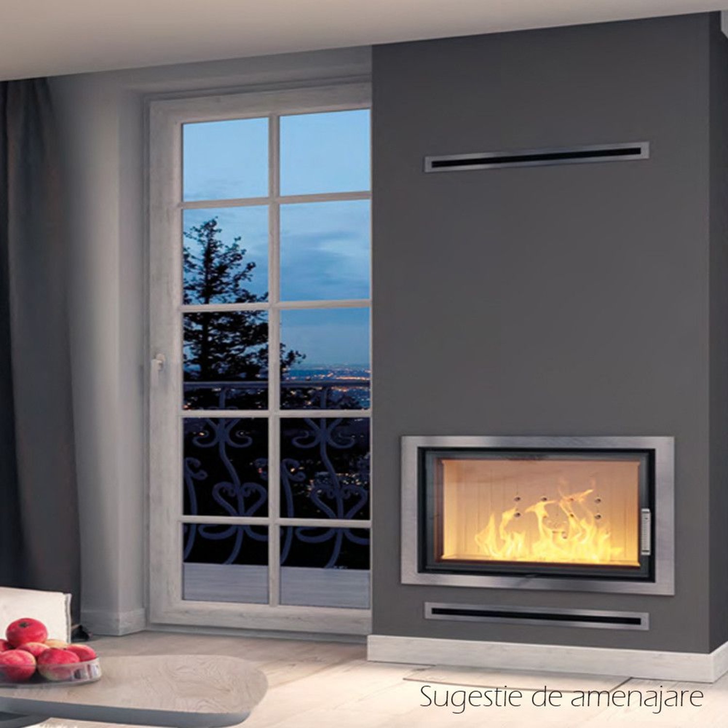 2 modele seminee pe lemne Albero