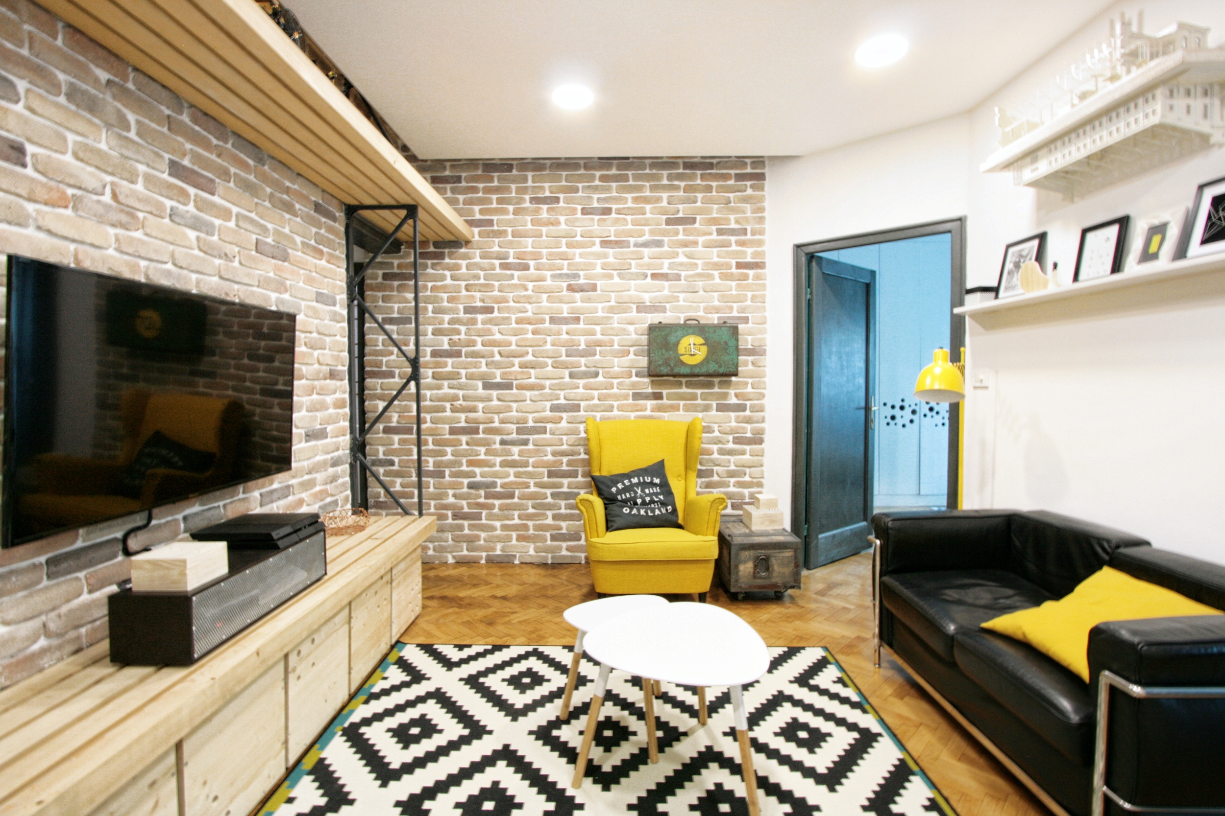 caramida aparenta living industrial Mihail Neagu