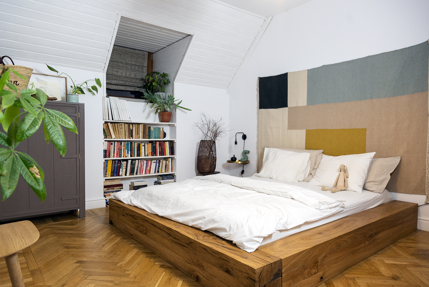 stil scandinav dormitor lemn 