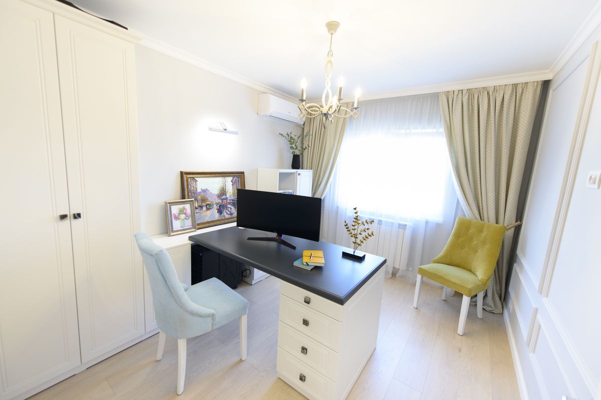 apartament de 3 camere birou