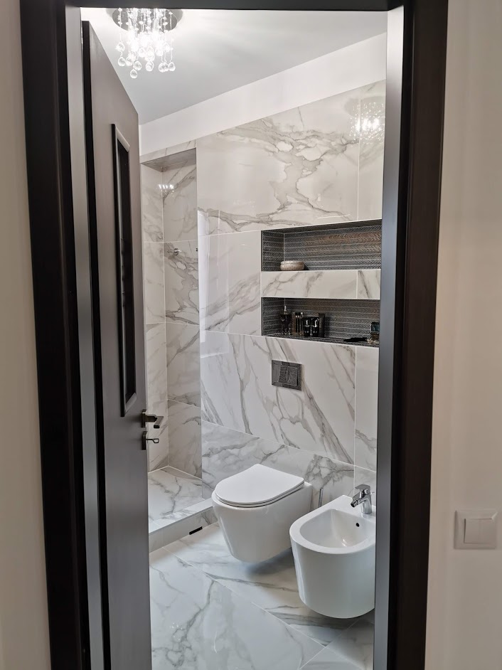 Amenajare baie marmura Iasi designer de interior Simona Tudorachi - Evia