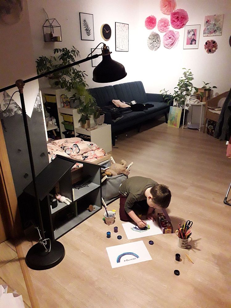 Parenting în carantină Lucas în acțiune