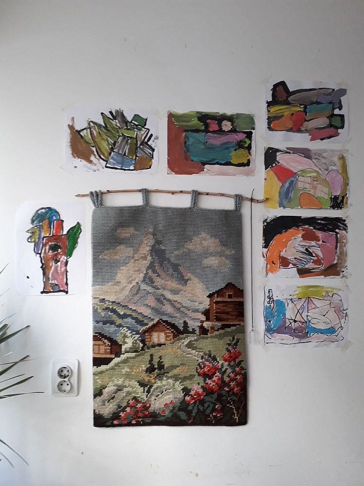 Parenting în carantină Peretele Expoziție