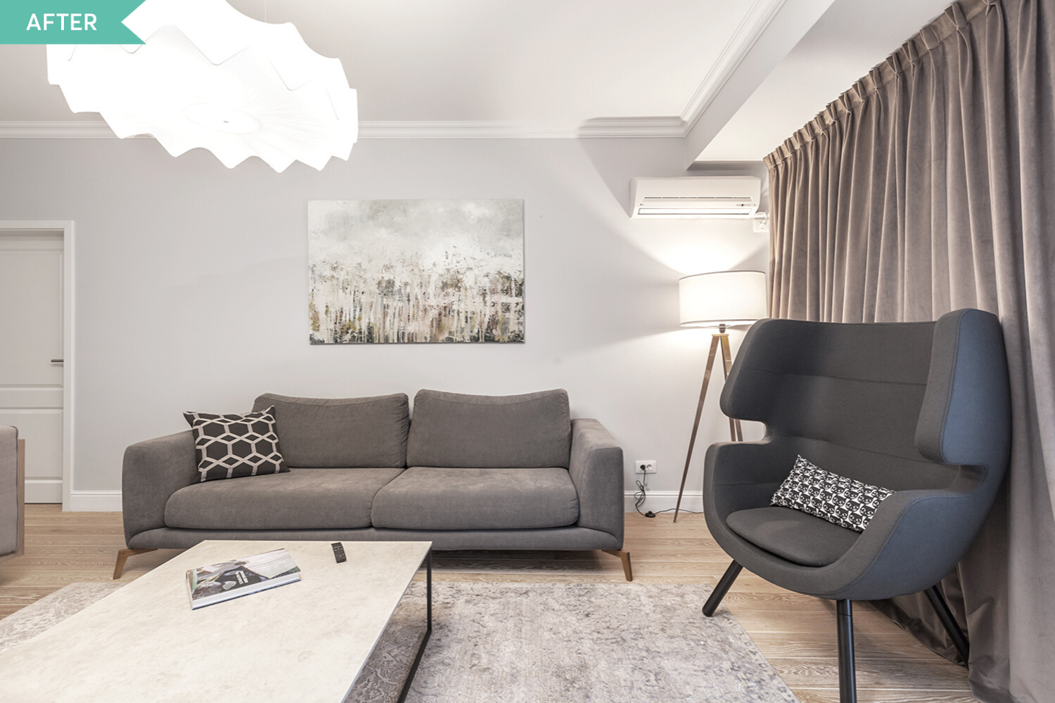 living apartament cu terasă