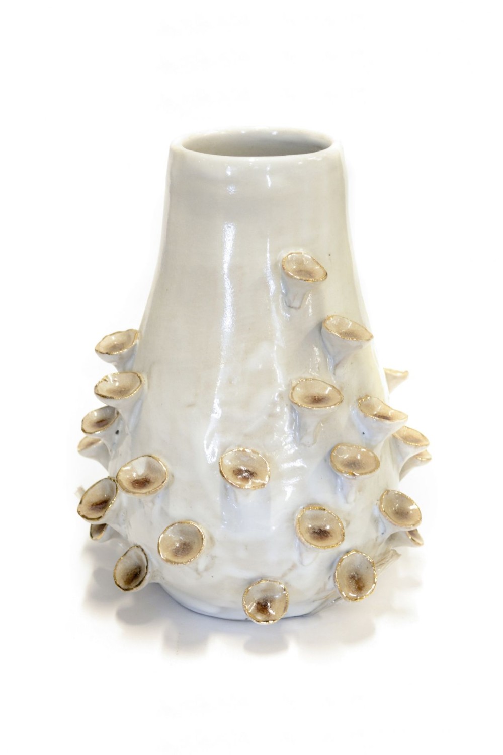 decoratiuni de paste vaza mica din ceramica alba