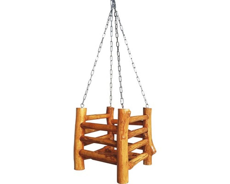 jardiniera rustica din lemn