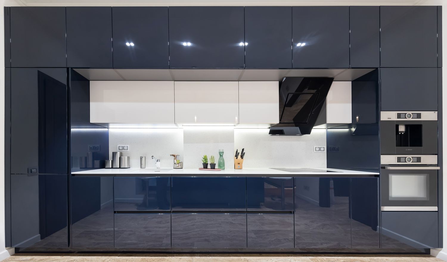 apartament glam bucatarie