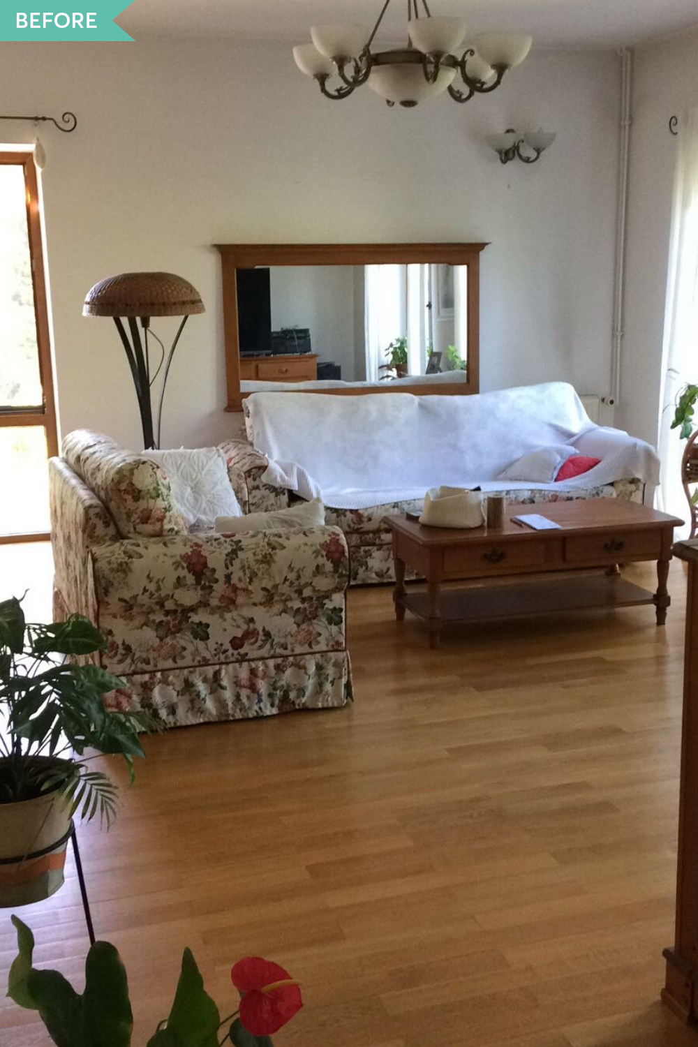 before and after amenajare living