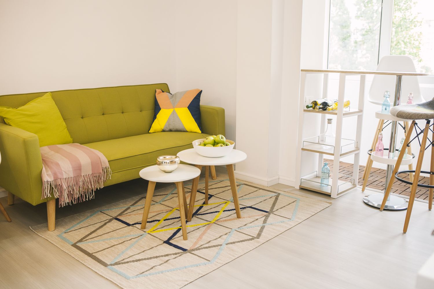 apartament de inchiriat living