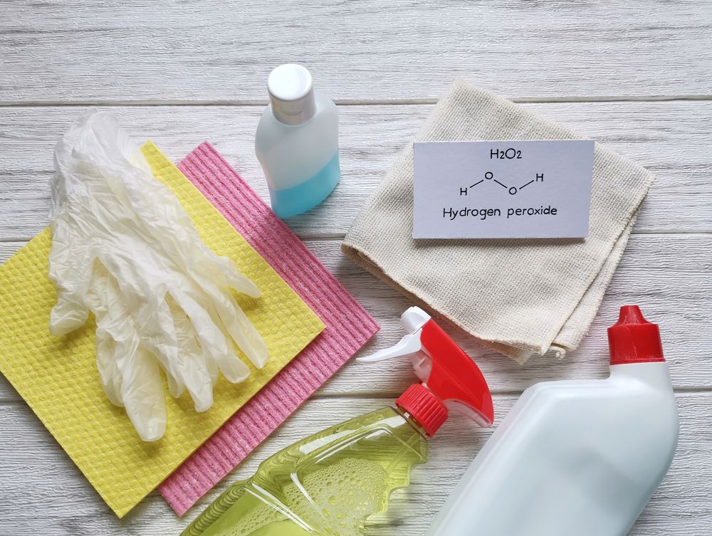 Soluție antimucegai peroxid de hidrogen