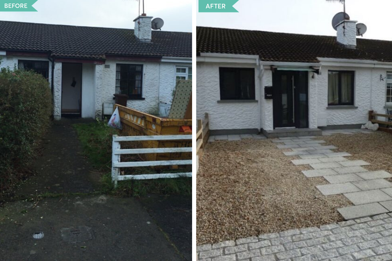 bungalou before and after