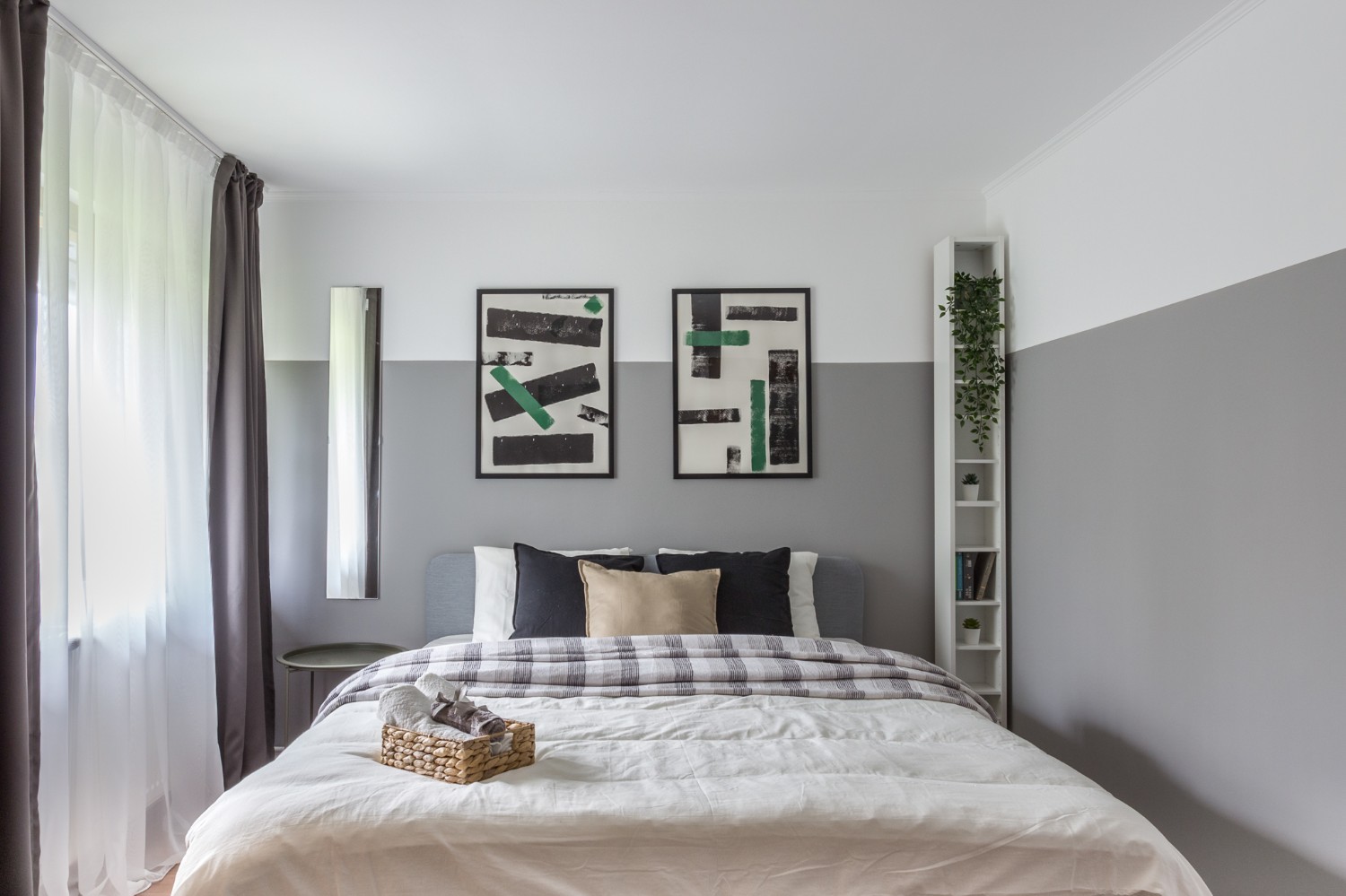 Zen Casa Comarnic dormitor gri stil scandinav