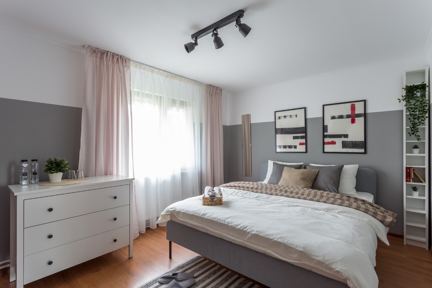 Zen Casa dormitor scandinav gri