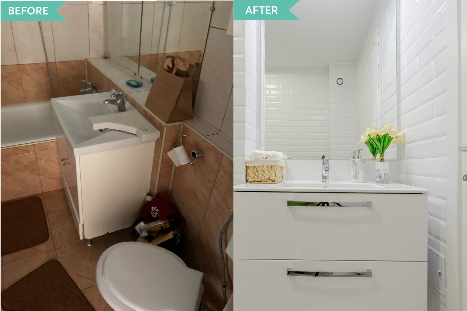 Renovare apartament Aviatiei - before and after _ Arh. Cristiana Zgripcea (1)