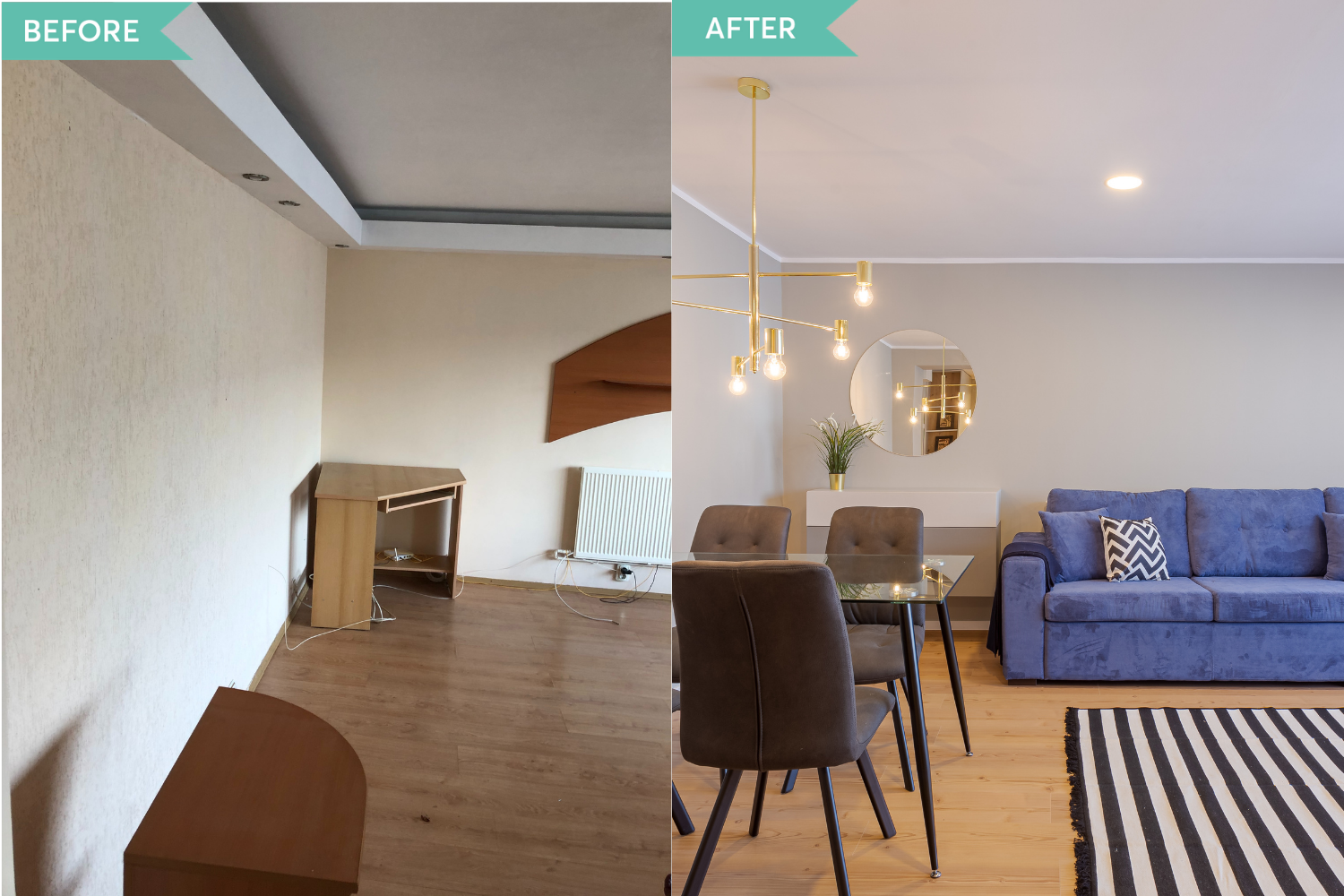Renovare apartament Aviatiei - before and after _ Arh. Cristiana Zgripcea (5)