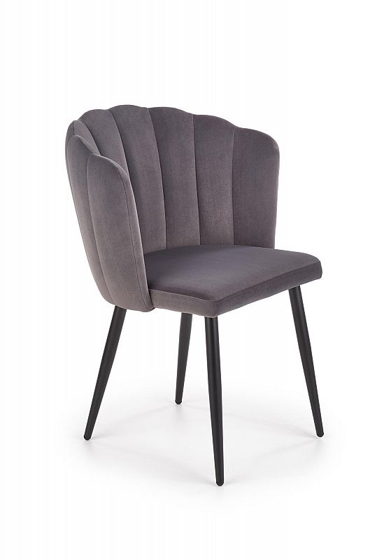 scaun gray velvet concurs lovedeco delta studio