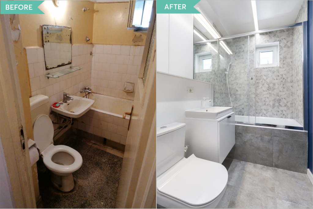 Apartament de 50 mp din București, situat într-un bloc din anii ’60 și renovat de Vim Studio în 2020. (2)