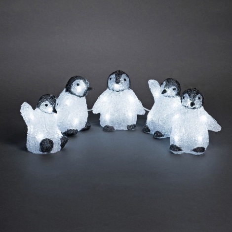 pinguini luminosi decoratiuni de craciun exterior