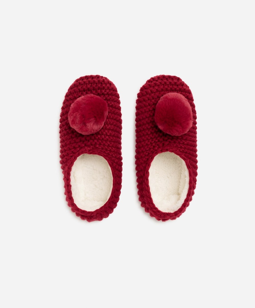 Botoși cu pompon, Oysho, 49,90 lei