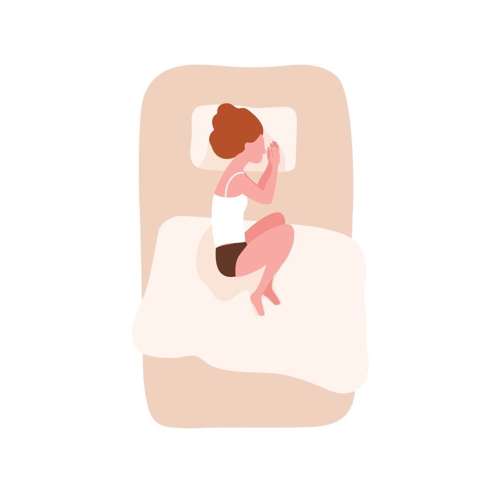 poziții de somn fetus