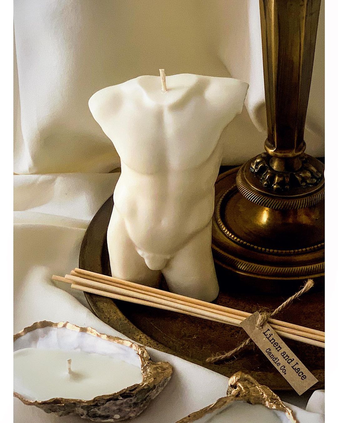lumanari decorative bust barbat