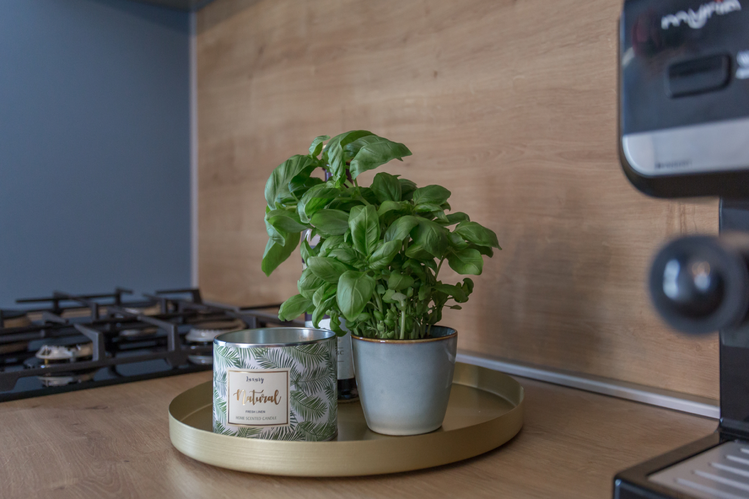 plante bucatarie blat lemn