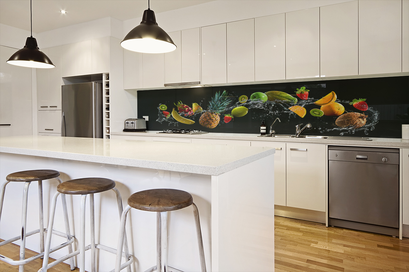 Splashback Bucatarie fructe