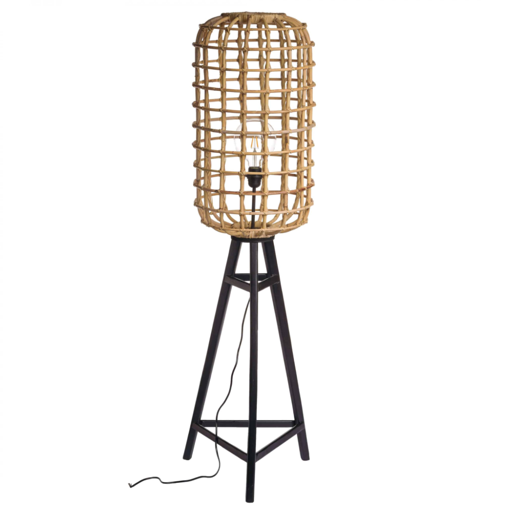 lampadar bambus de terasa