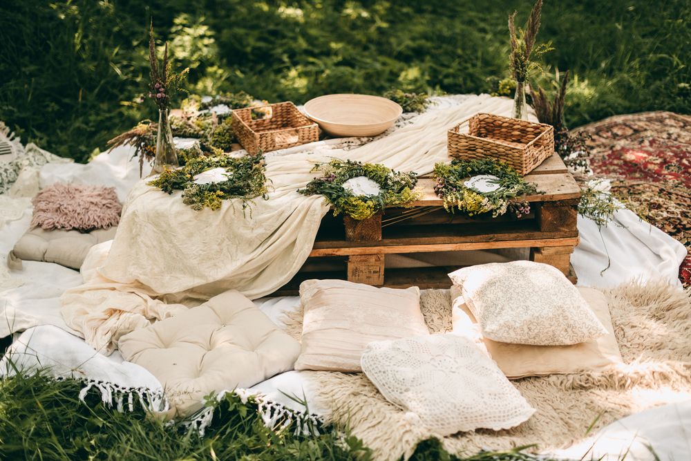 Picnic instagramabil cozy