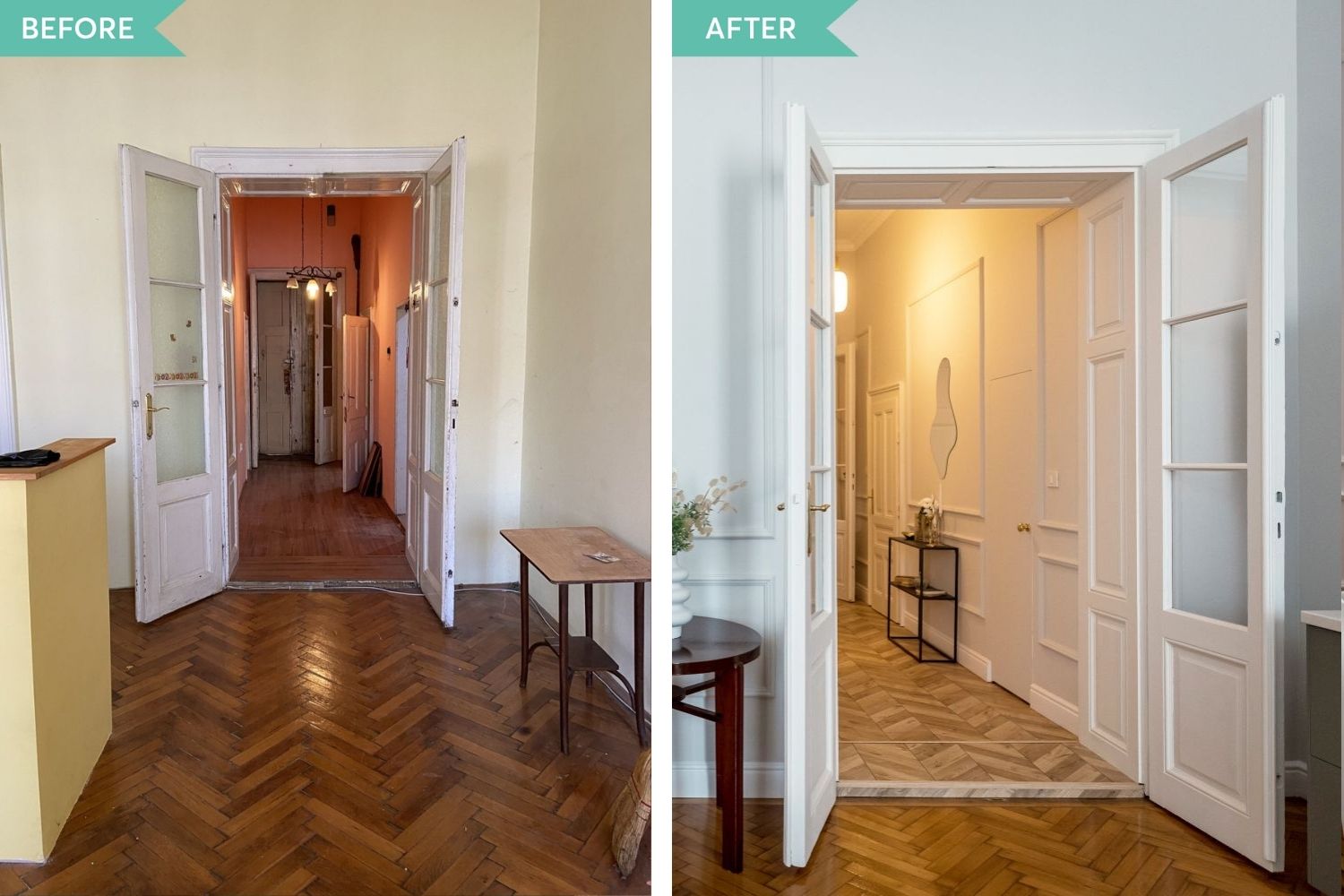 before after zona hol