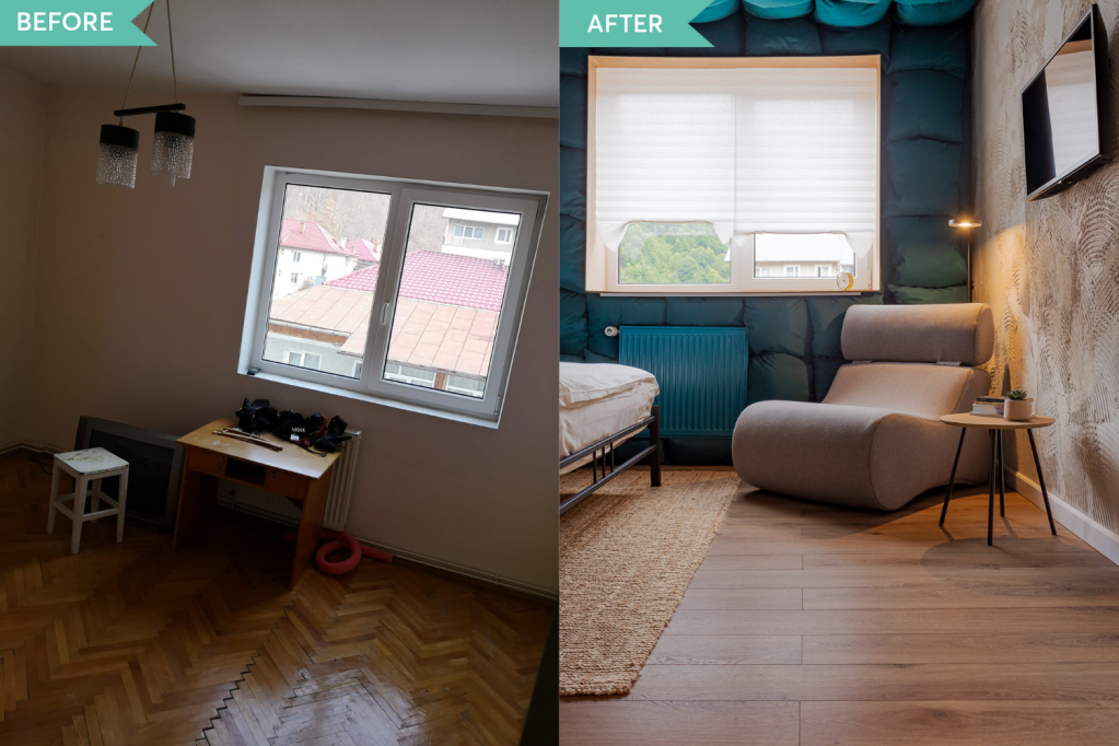 Airbnb Sinaia amenajare iDecorate - before and after (6)
