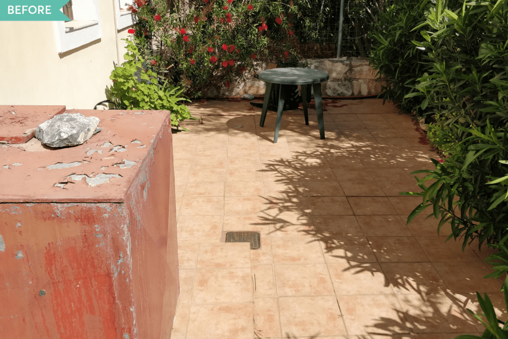 Aphrodite Villa Creta - before and after terrace (1)