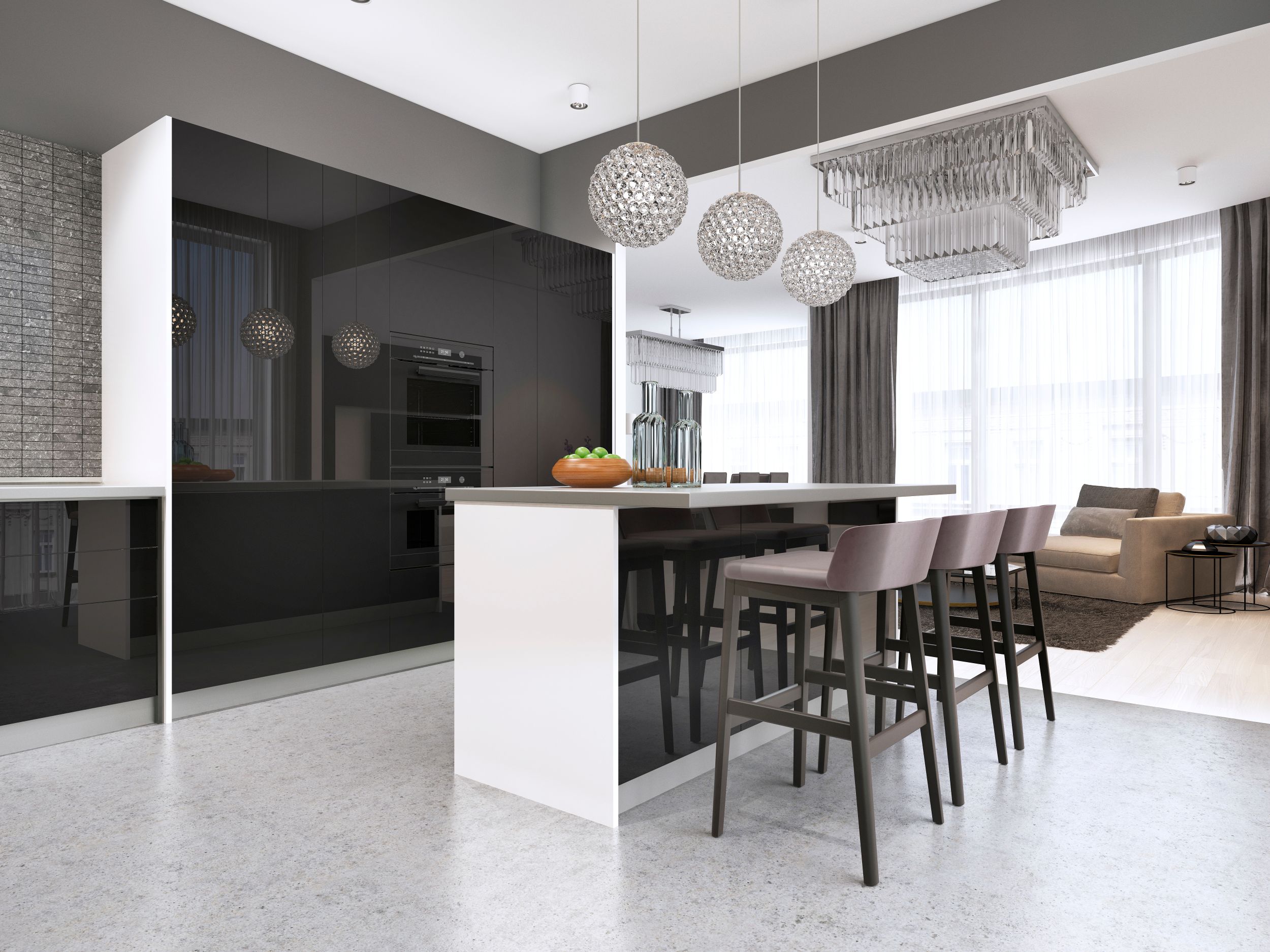 mobila lucioasa mdf