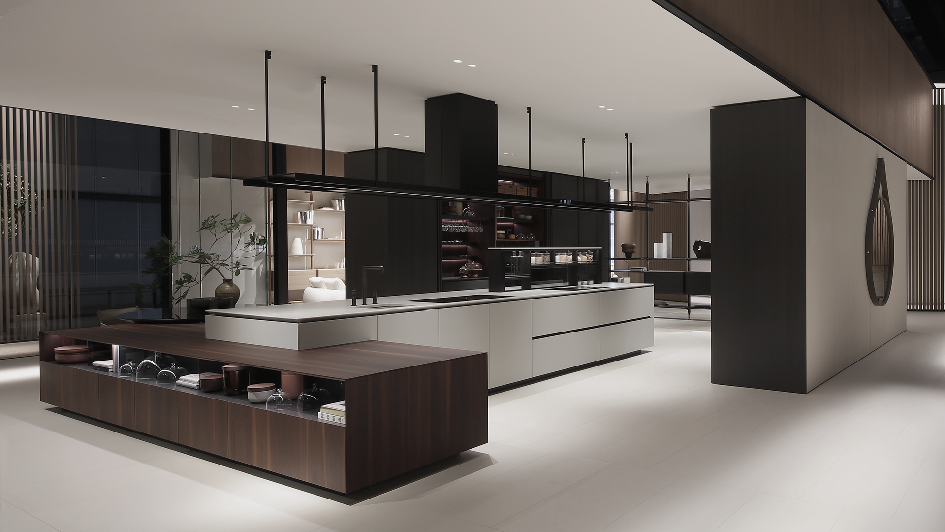 Tendințe bucătărie - mobilier minimalist cu insulă