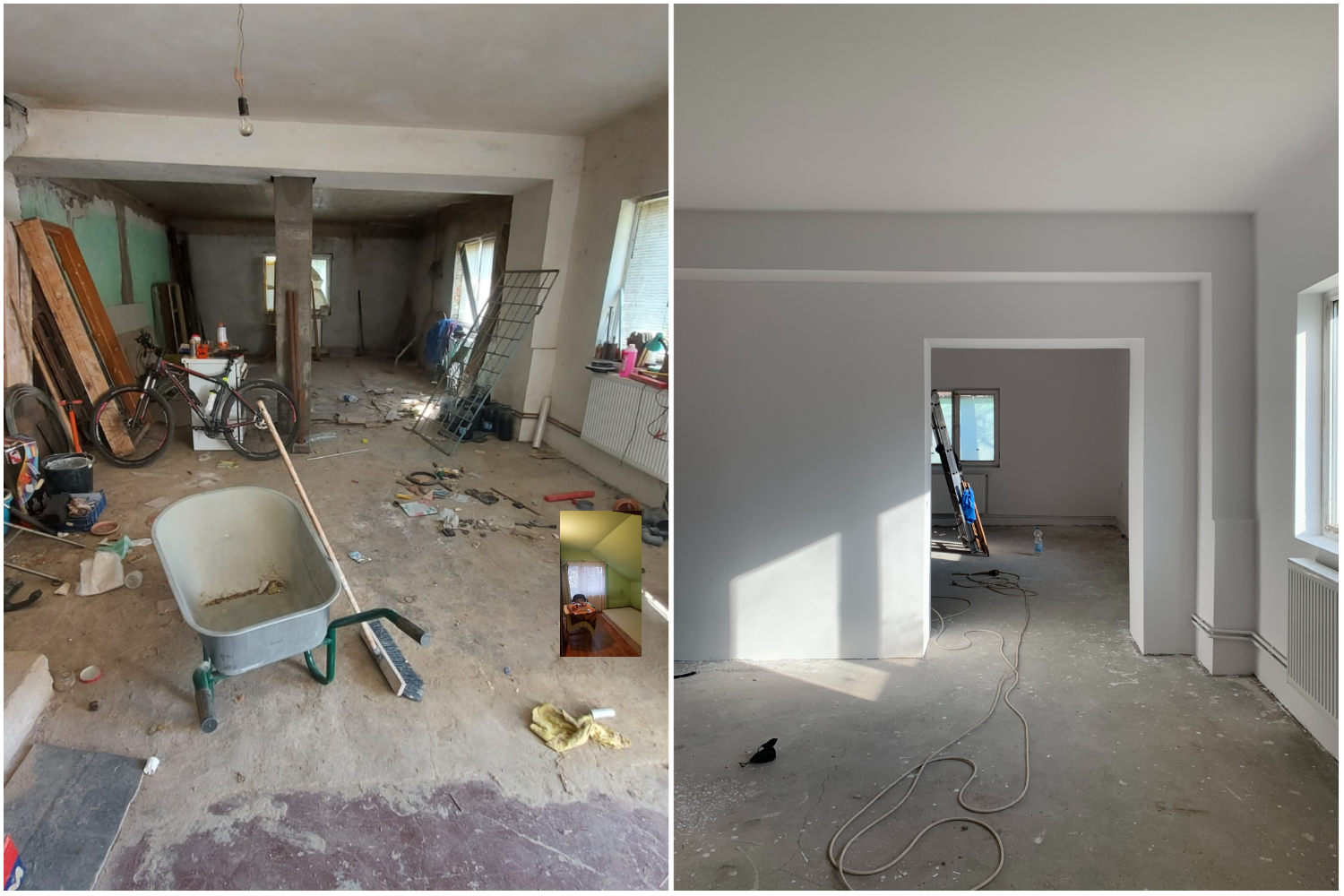 renovare casă antreu