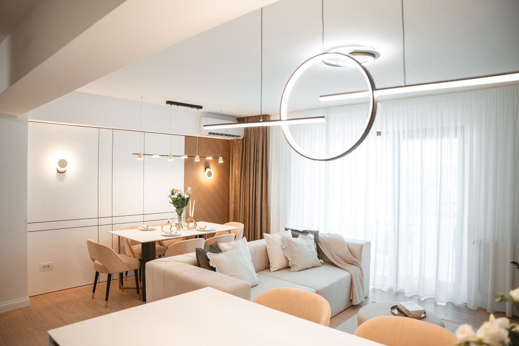 apartament cu două camere open space
