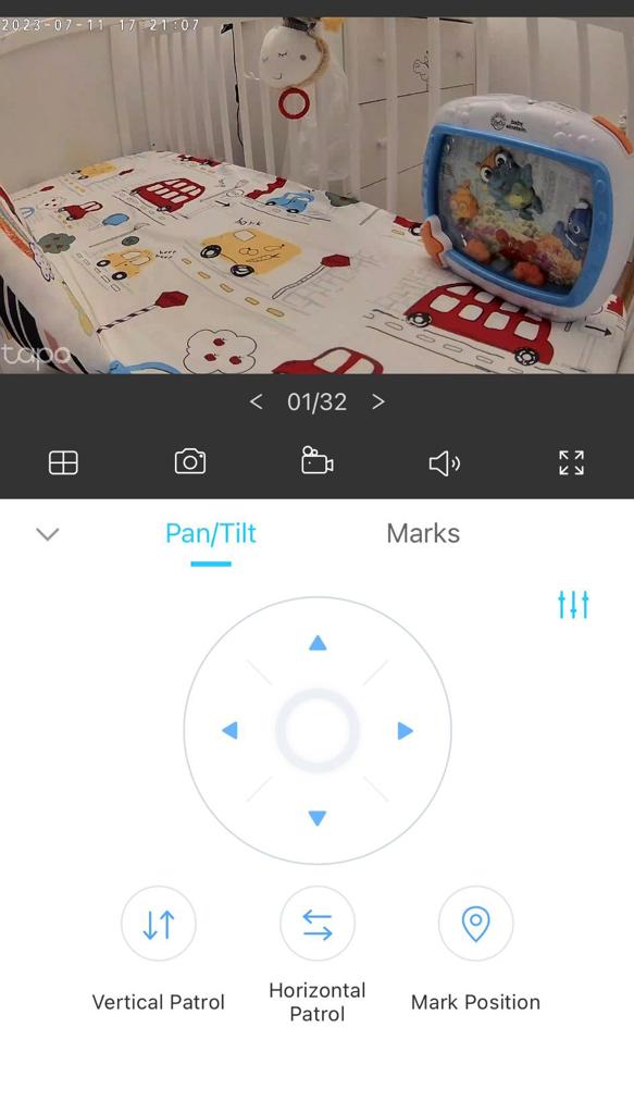 Camera Tapo baby monitor 4