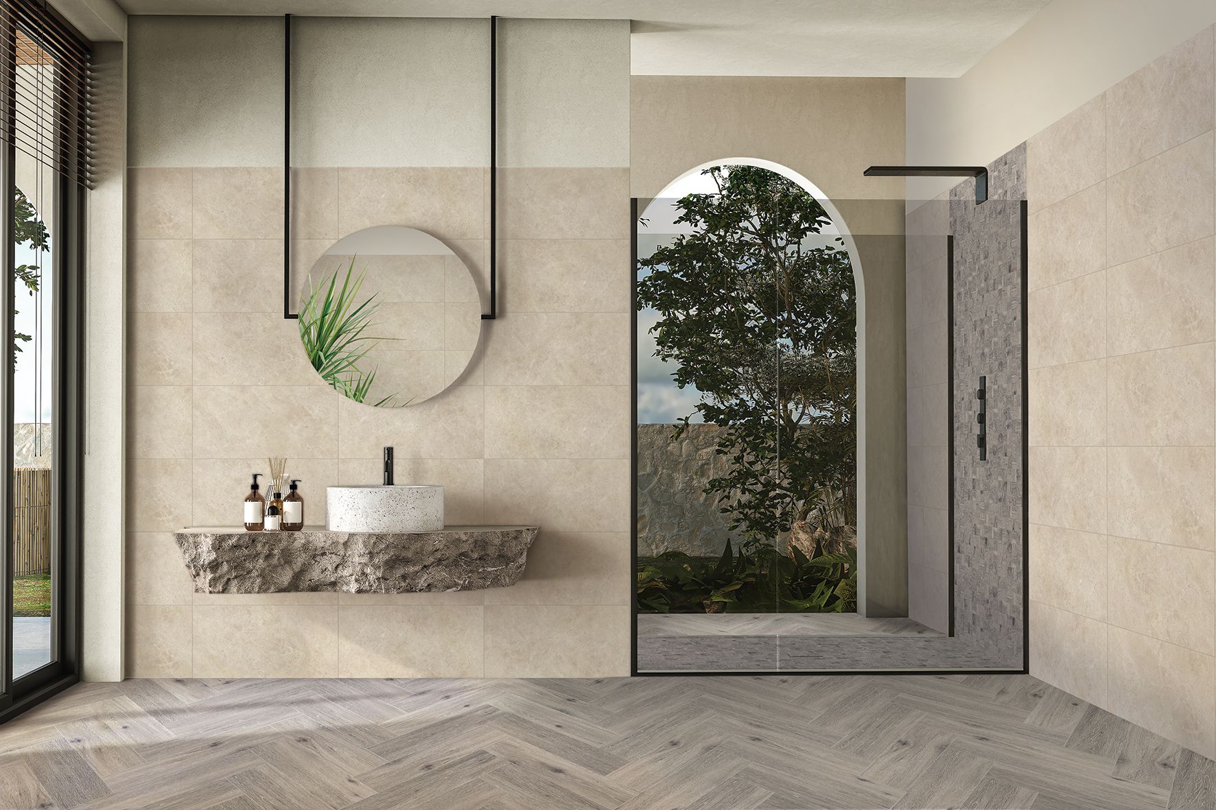 tendinte placi ceramice 2024 cesarom rovere grej