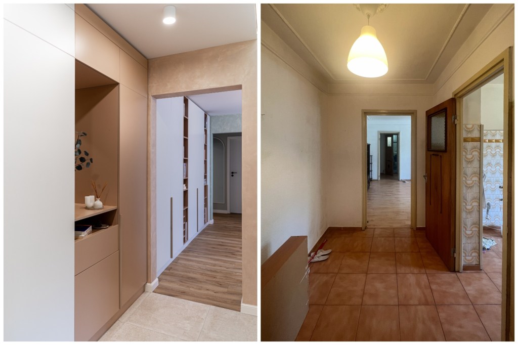 apartament vechi Drumul Tabarei hol